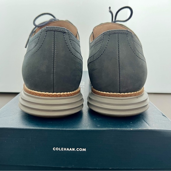 Cole Haan ZeroGrand Navy Oxford Wingtip (with box) - Picture 3 of 7